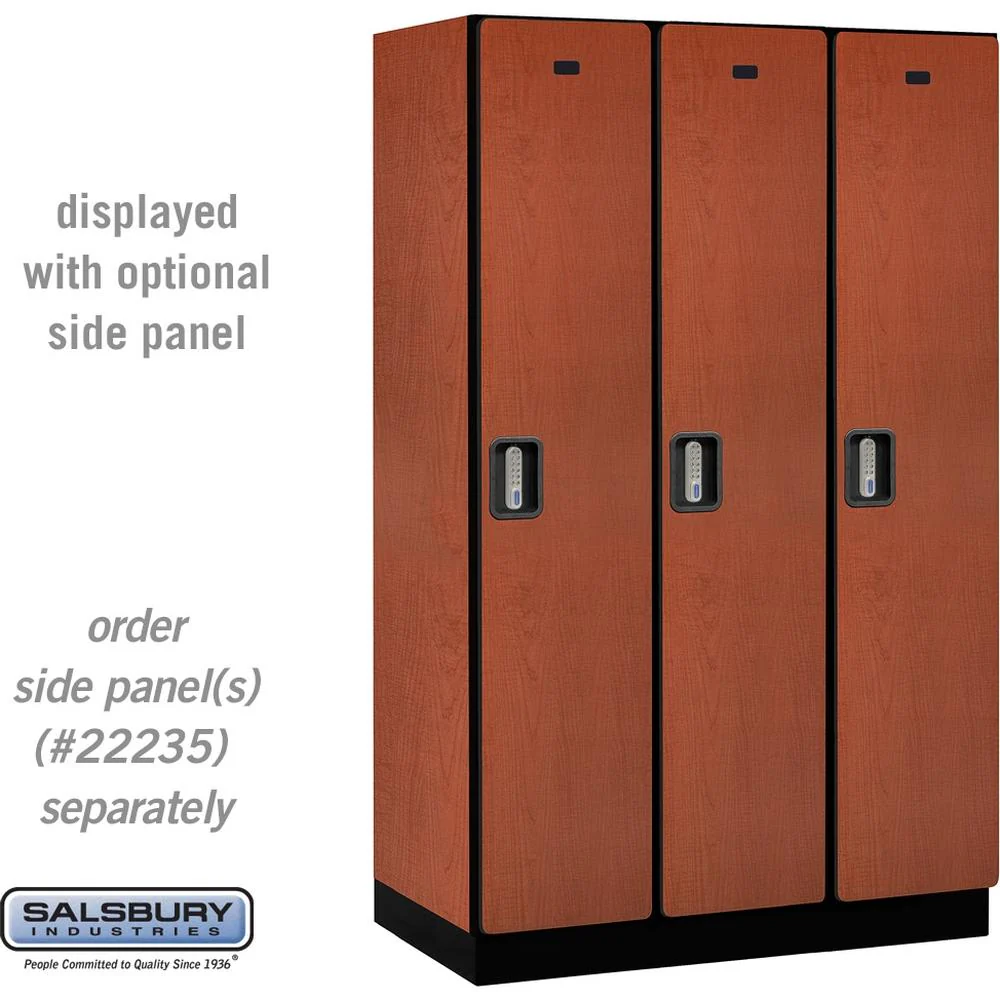 15" Wide Single Tier Designer Wood Locker - 3 Wide - 6 Feet High - 21" Deep by Salsbury - Image 20