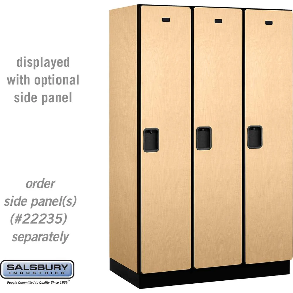 15" Wide Single Tier Designer Wood Locker - 3 Wide - 6 Feet High - 21" Deep by Salsbury - Image 32