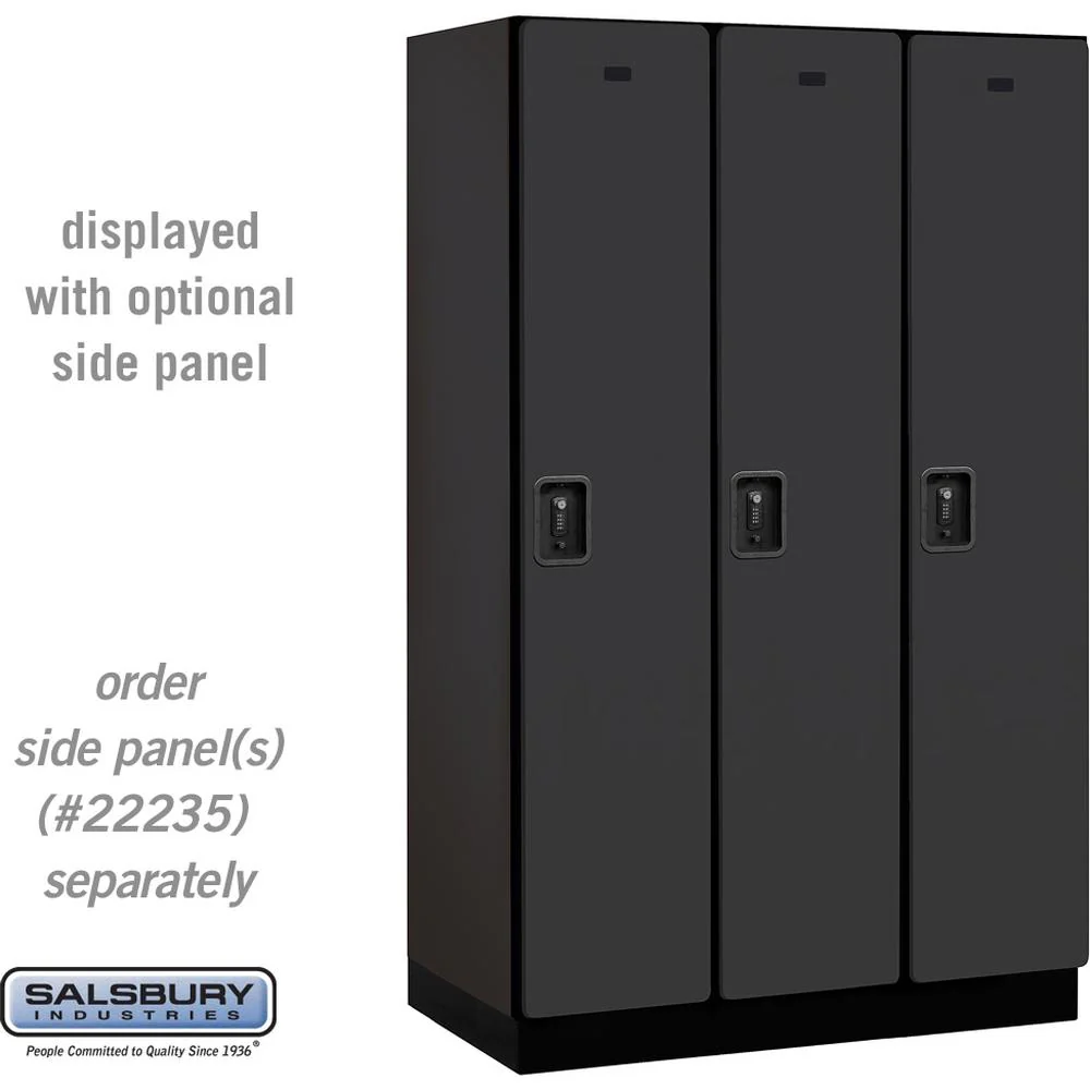 15" Wide Single Tier Designer Wood Locker - 3 Wide - 6 Feet High - 21" Deep by Salsbury - Image 9