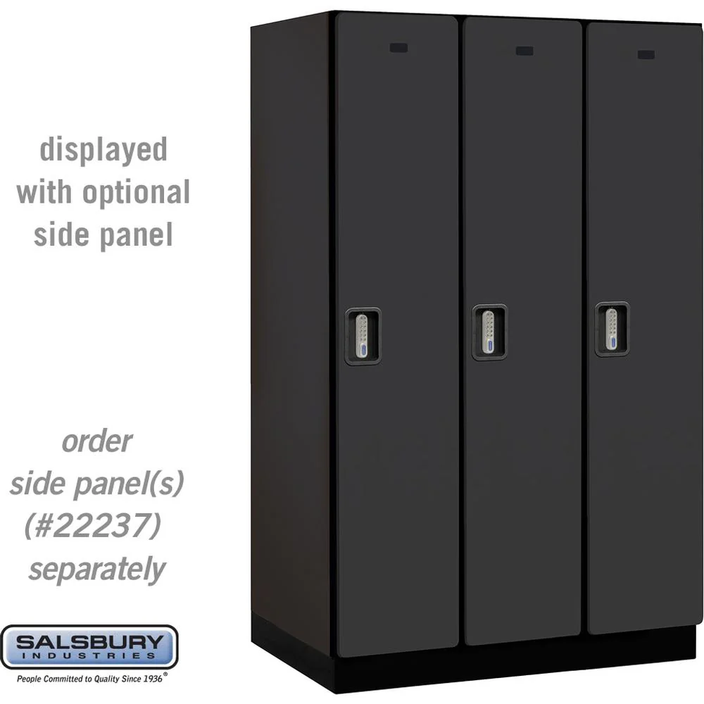 15" Wide Single Tier Designer Wood Locker - 3 Wide - 6 Feet High - 24" Deep by Salsbury - Image 10