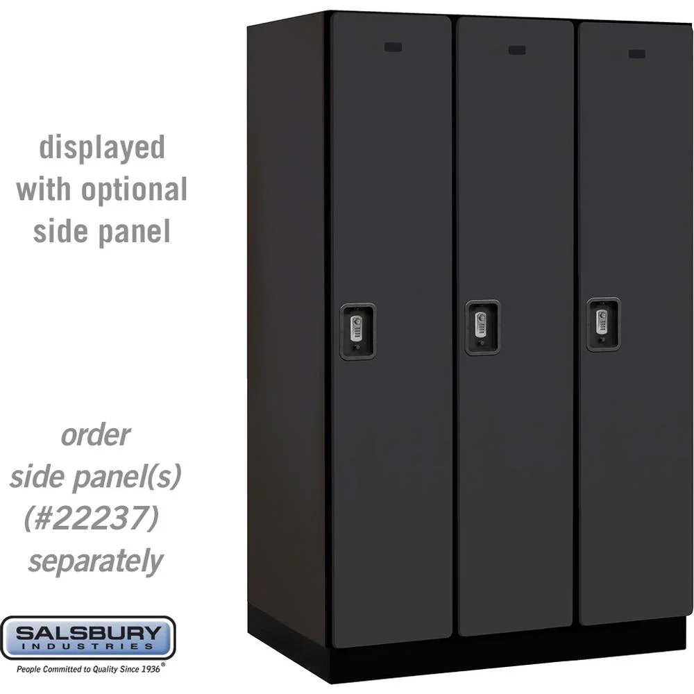 15" Wide Single Tier Designer Wood Locker - 3 Wide - 6 Feet High - 24" Deep by Salsbury - Image 11