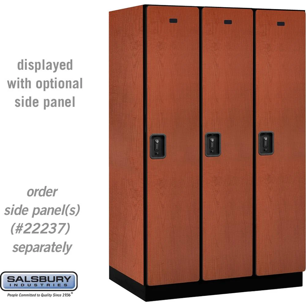 15" Wide Single Tier Designer Wood Locker - 3 Wide - 6 Feet High - 24" Deep by Salsbury - Image 19