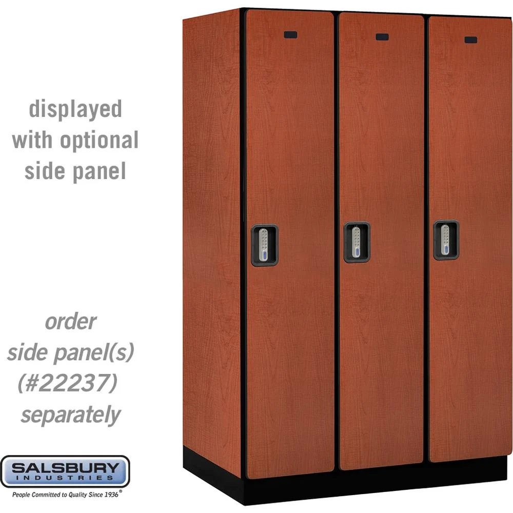 15" Wide Single Tier Designer Wood Locker - 3 Wide - 6 Feet High - 24" Deep by Salsbury - Image 20