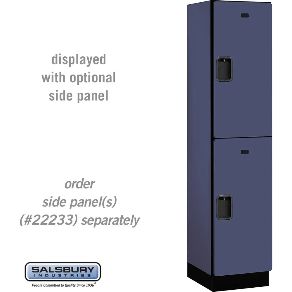 18" Wide Double Tier Designer Wood Locker - 1 Wide - 6 Feet High - 18" Deep by Salsbury - Image 12