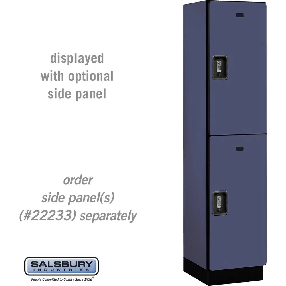18" Wide Double Tier Designer Wood Locker - 1 Wide - 6 Feet High - 18" Deep by Salsbury - Image 16