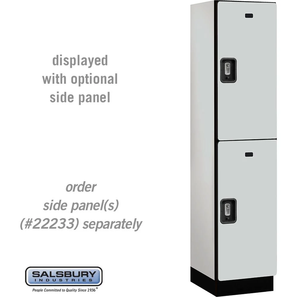 18" Wide Double Tier Designer Wood Locker - 1 Wide - 6 Feet High - 18" Deep by Salsbury - Image 26
