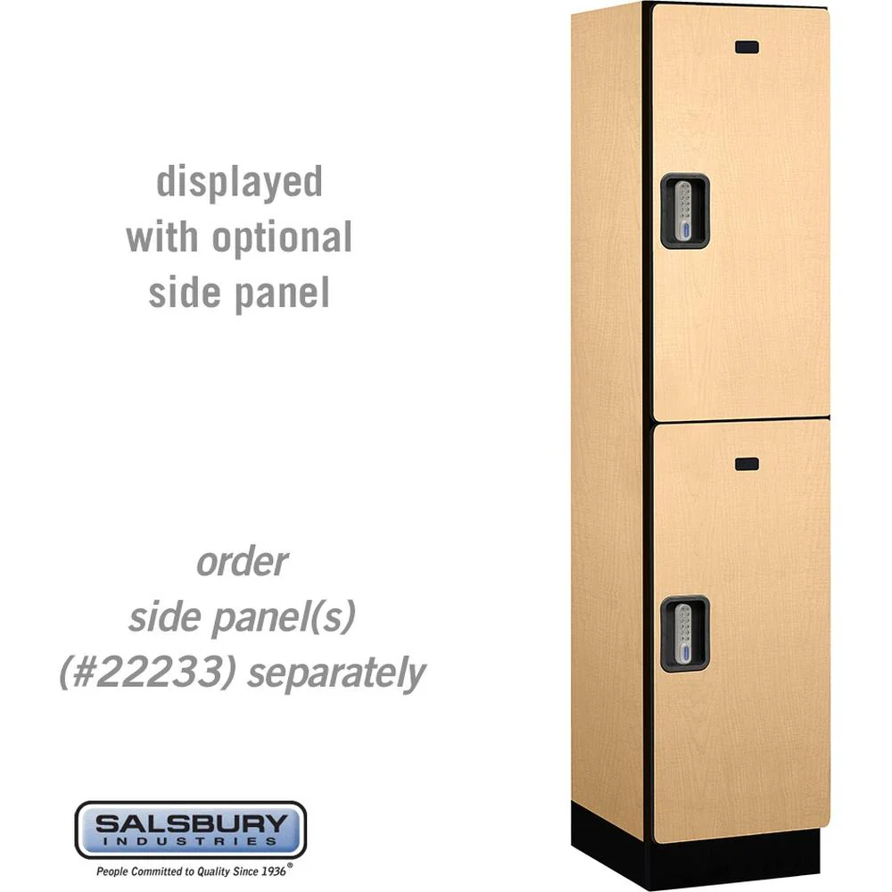 18" Wide Double Tier Designer Wood Locker - 1 Wide - 6 Feet High - 18" Deep by Salsbury - Image 35