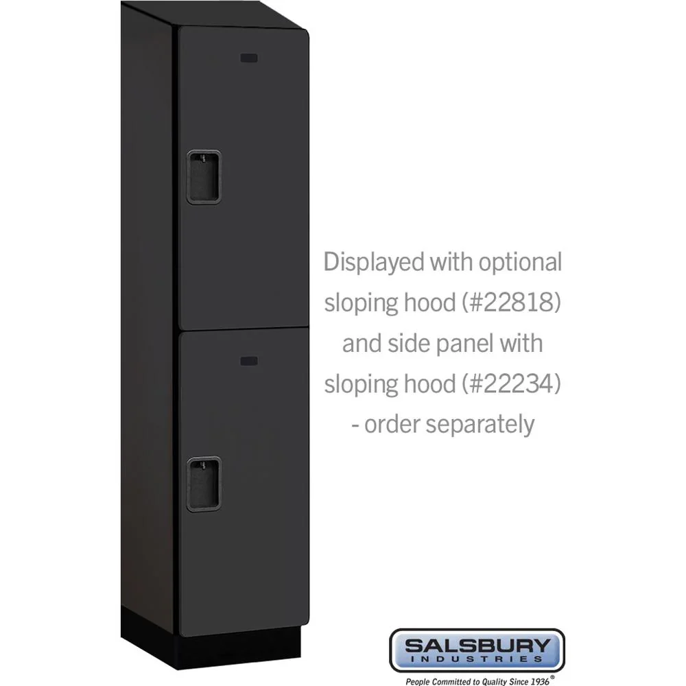 18" Wide Double Tier Designer Wood Locker - 1 Wide - 6 Feet High - 18" Deep by Salsbury - Image 7