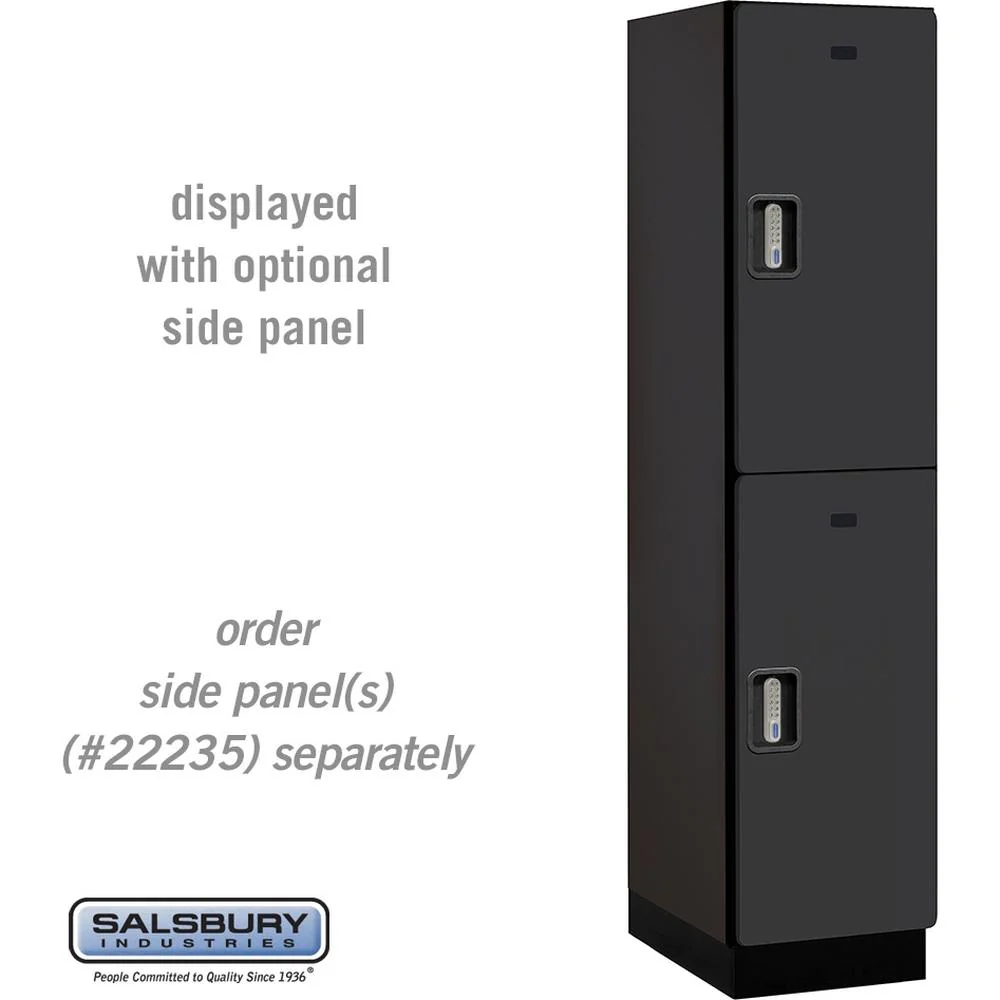 18" Wide Double Tier Designer Wood Locker - 1 Wide - 6 Feet High - 21" Deep by Salsbury - Image 10