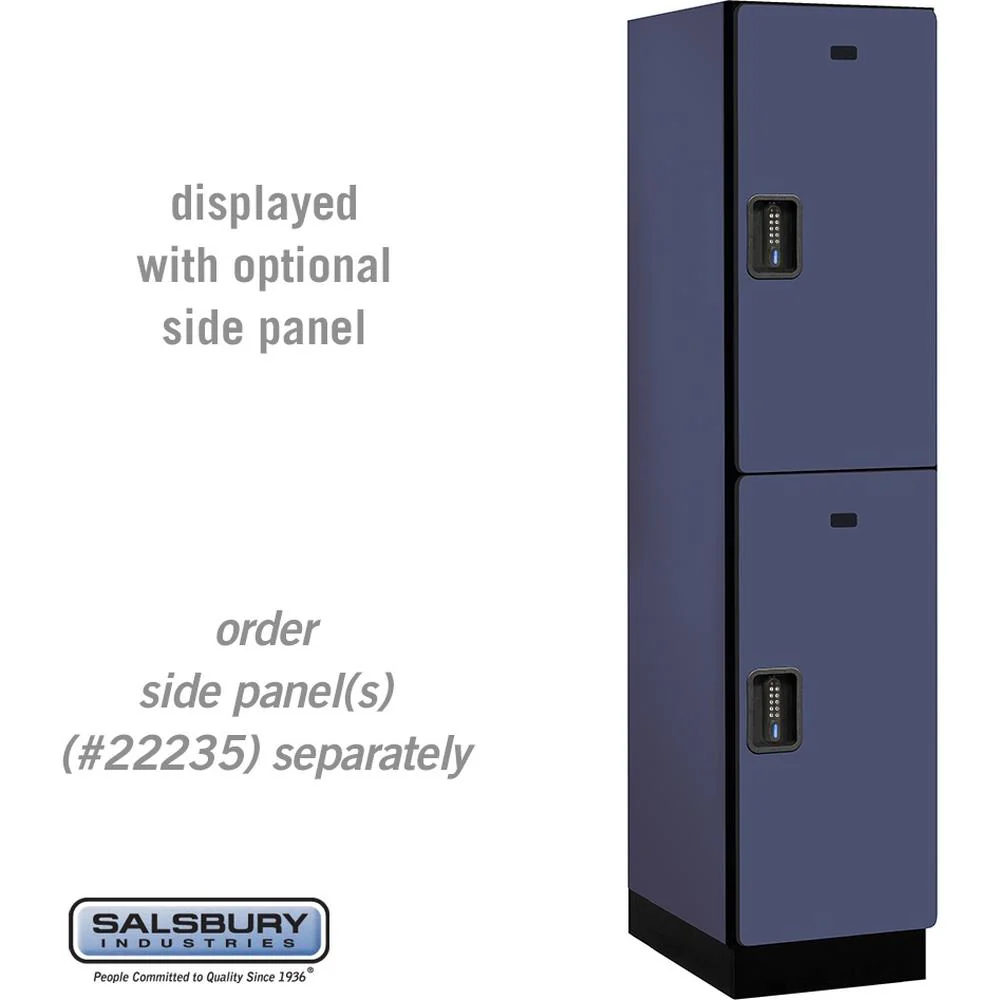 18" Wide Double Tier Designer Wood Locker - 1 Wide - 6 Feet High - 21" Deep by Salsbury - Image 13