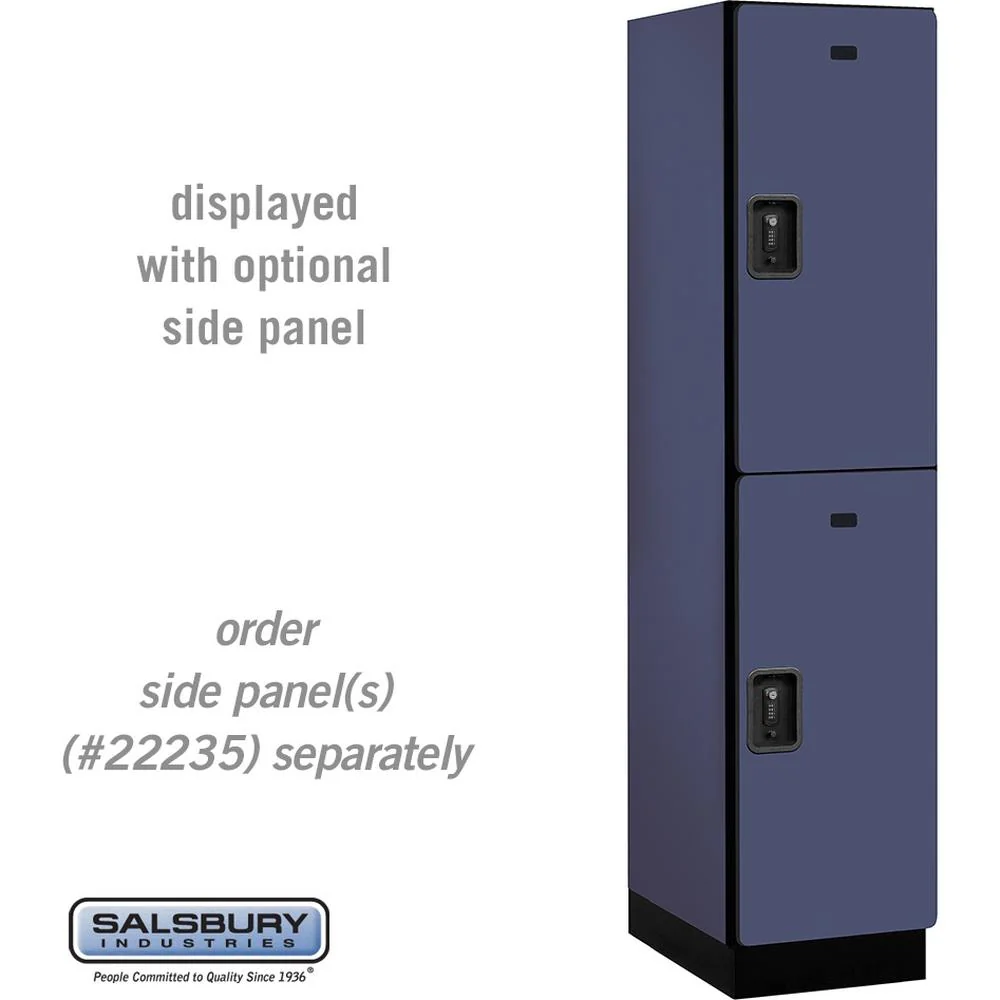 18" Wide Double Tier Designer Wood Locker - 1 Wide - 6 Feet High - 21" Deep by Salsbury - Image 14