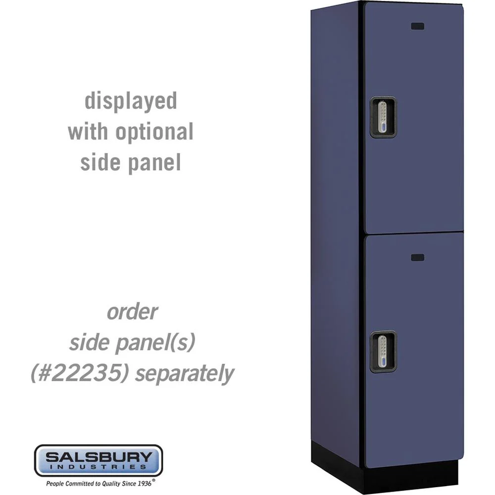 18" Wide Double Tier Designer Wood Locker - 1 Wide - 6 Feet High - 21" Deep by Salsbury - Image 15