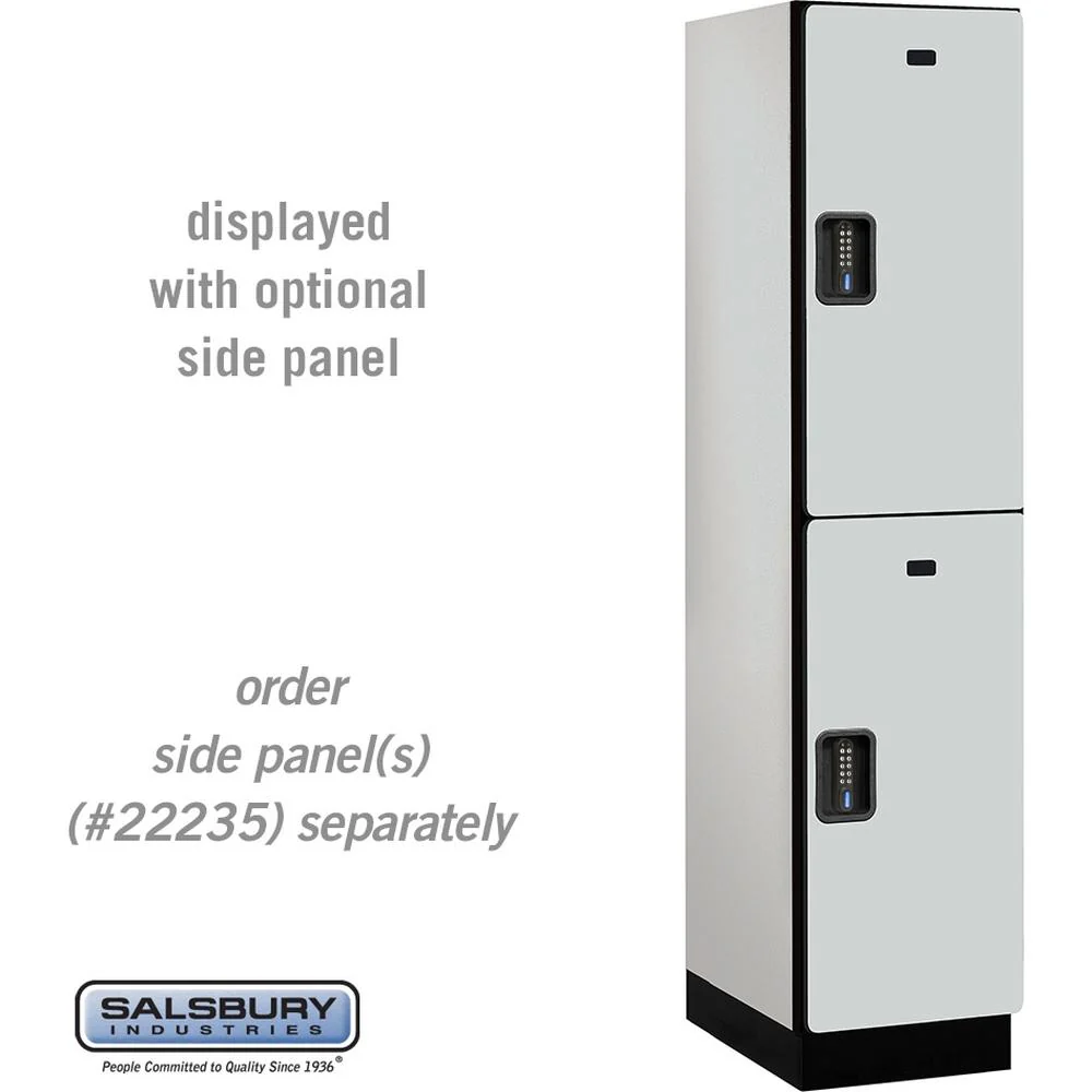 18" Wide Double Tier Designer Wood Locker - 1 Wide - 6 Feet High - 21" Deep by Salsbury - Image 23