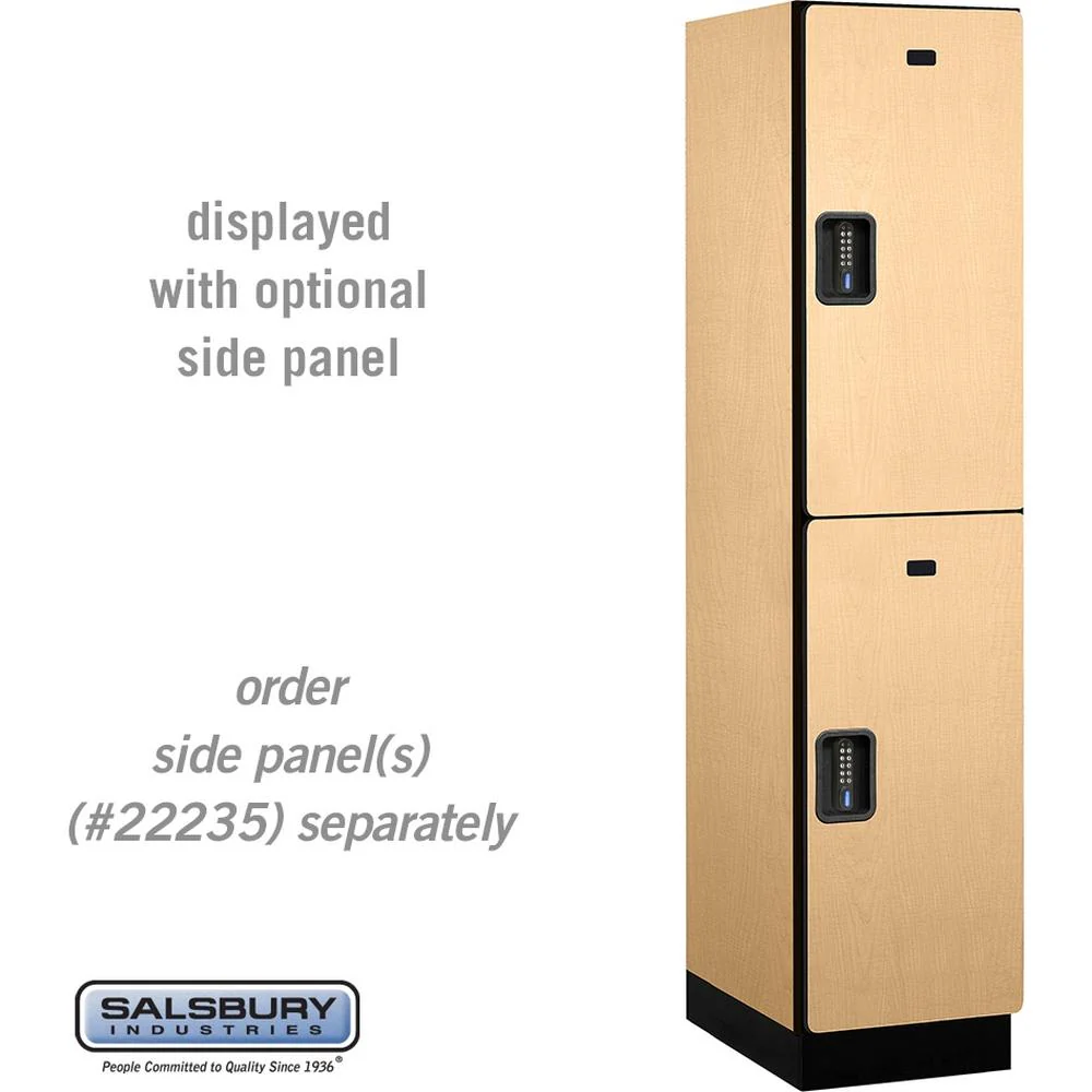 18" Wide Double Tier Designer Wood Locker - 1 Wide - 6 Feet High - 21" Deep by Salsbury - Image 33