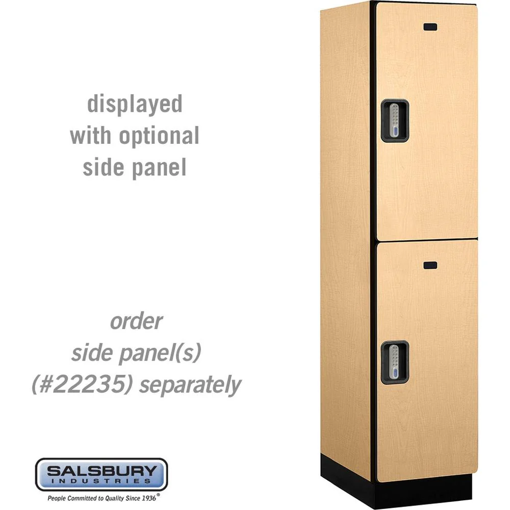18" Wide Double Tier Designer Wood Locker - 1 Wide - 6 Feet High - 21" Deep by Salsbury - Image 35