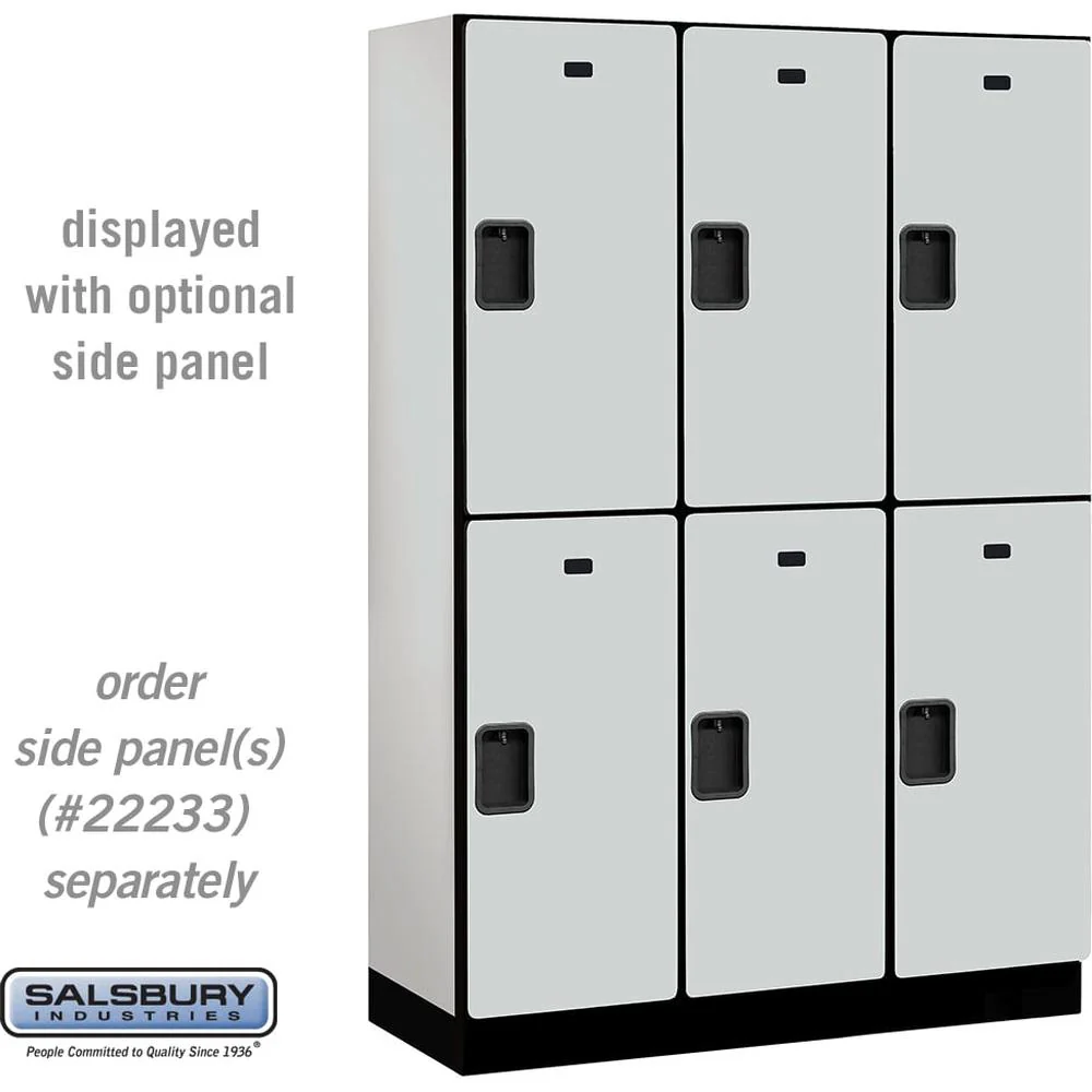 18" Wide Double Tier Designer Wood Locker - 3 Wide - 6 Feet High - 18" Deep by Salsbury - Image 22
