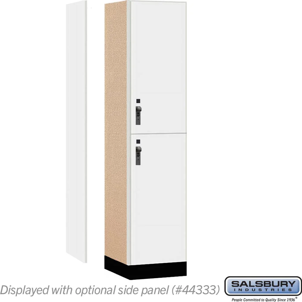 18" Wide Premier Wood Locker - Double Tier-1 Wide - 6 Feet High - 18" Deep by Salsbury - Image 2