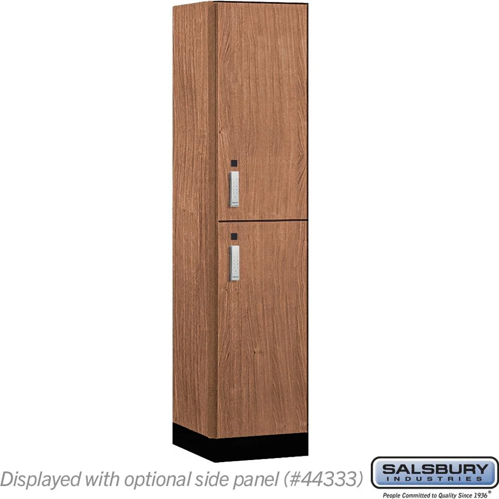 18" Wide Premier Wood Locker - Double Tier-1 Wide - 6 Feet High - 18" Deep by Salsbury - Image 23