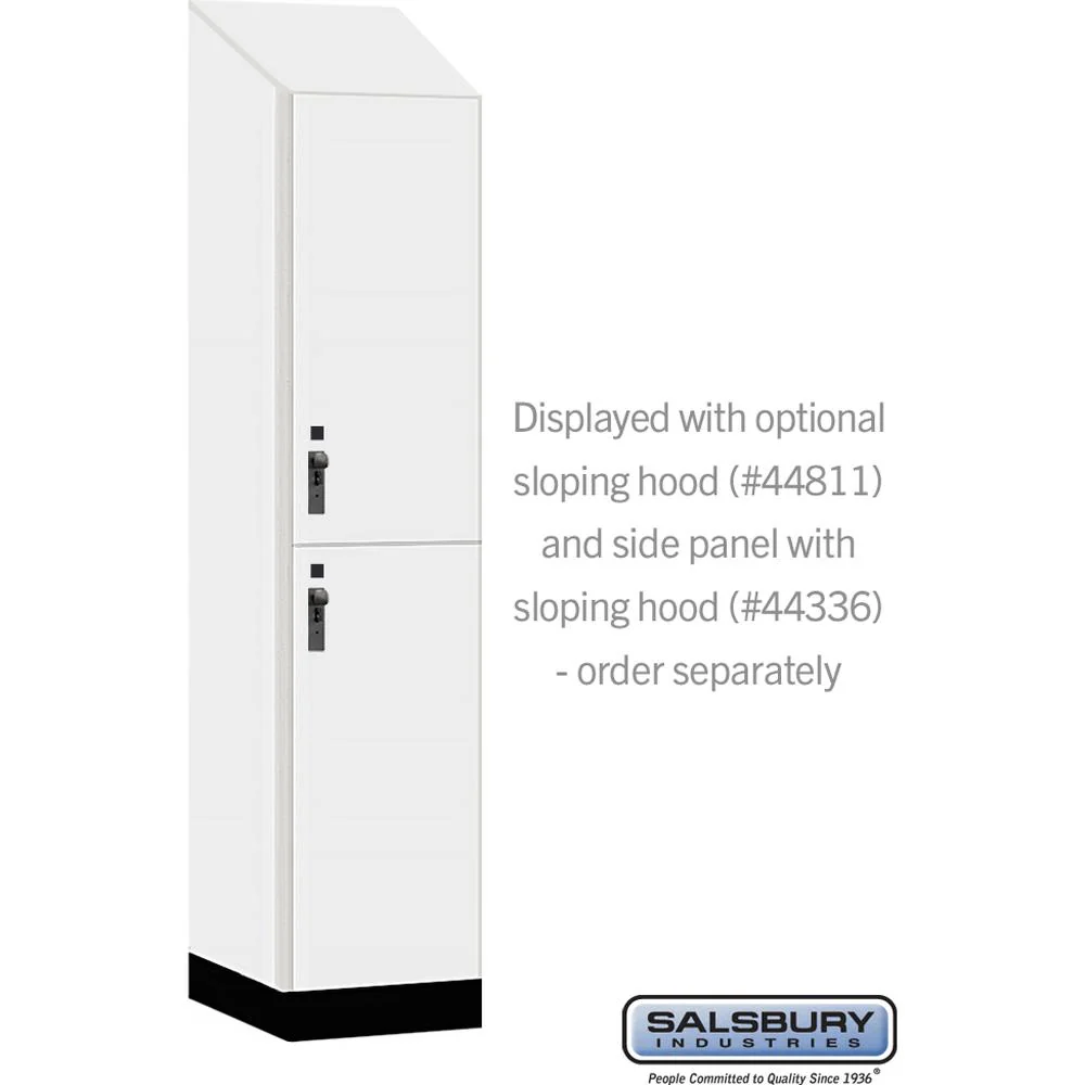 18" Wide Premier Wood Locker - Double Tier-1 Wide - 6 Feet High - 21" Deep by Salsbury - Image 7