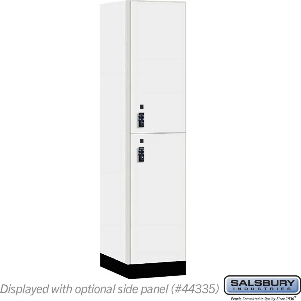 18" Wide Premier Wood Locker - Double Tier-1 Wide - 6 Feet High - 21" Deep by Salsbury - Image 9