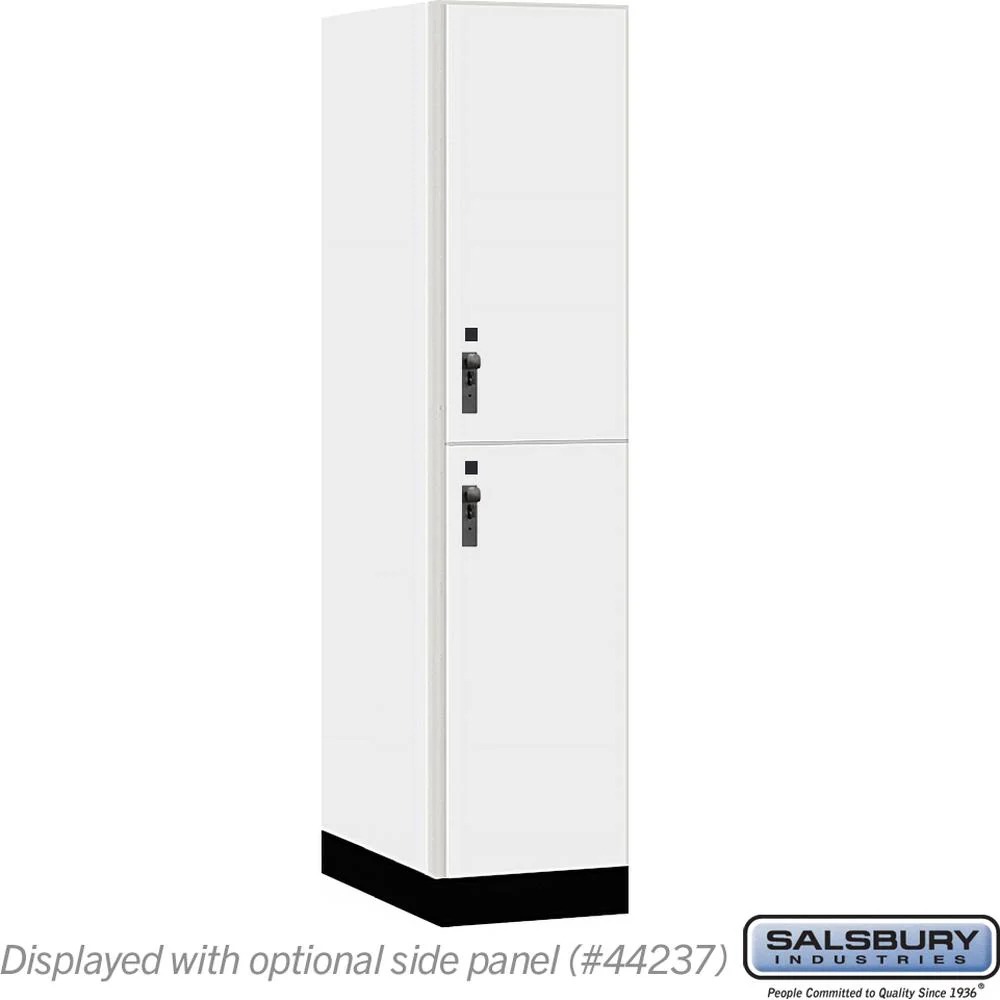 18" Wide Premier Wood Locker - Double Tier-1 Wide - 6 Feet High - 24" Deep by Salsbury