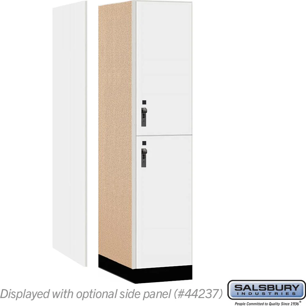 18" Wide Premier Wood Locker - Double Tier-1 Wide - 6 Feet High - 24" Deep by Salsbury - Image 2