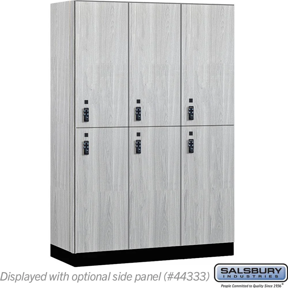 18" Wide Premier Wood Locker - Double Tier-3 Wide - 6 Feet High - 18" Deep by Salsbury - Image 27