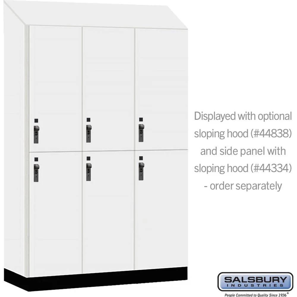 18" Wide Premier Wood Locker - Double Tier-3 Wide - 6 Feet High - 18" Deep by Salsbury - Image 7