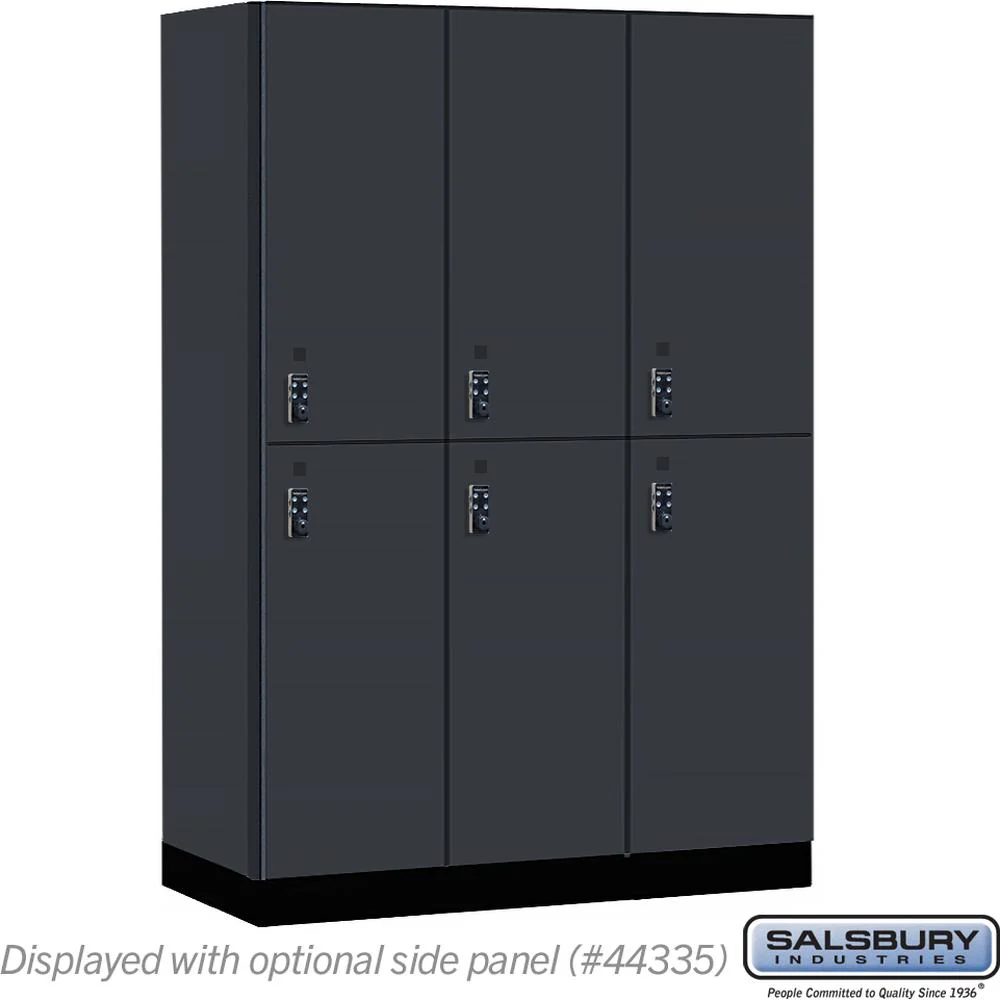 18" Wide Premier Wood Locker - Double Tier-3 Wide - 6 Feet High - 21" Deep by Salsbury - Image 15