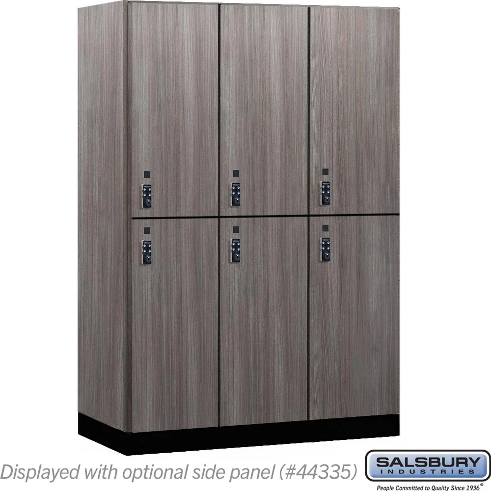 18" Wide Premier Wood Locker - Double Tier-3 Wide - 6 Feet High - 21" Deep by Salsbury - Image 33