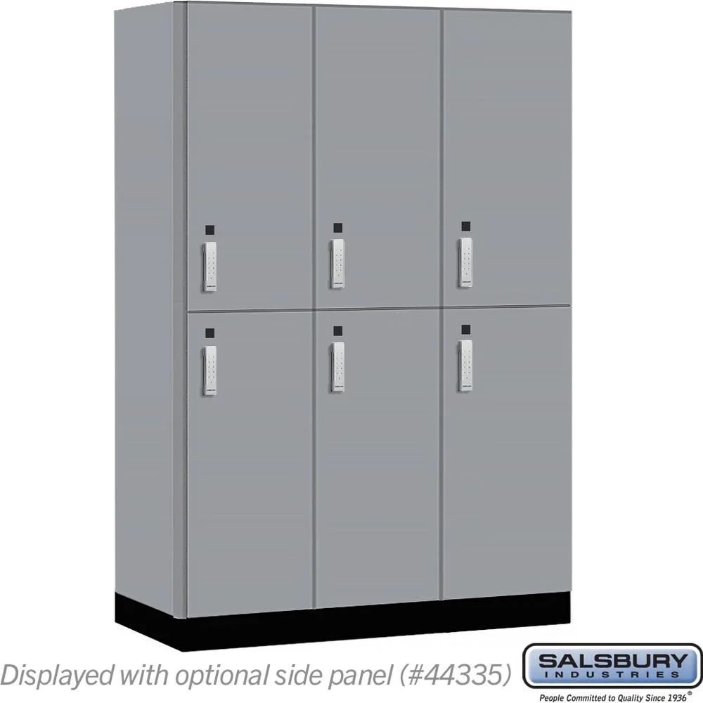18" Wide Premier Wood Locker - Double Tier-3 Wide - 6 Feet High - 21" Deep by Salsbury - Image 41