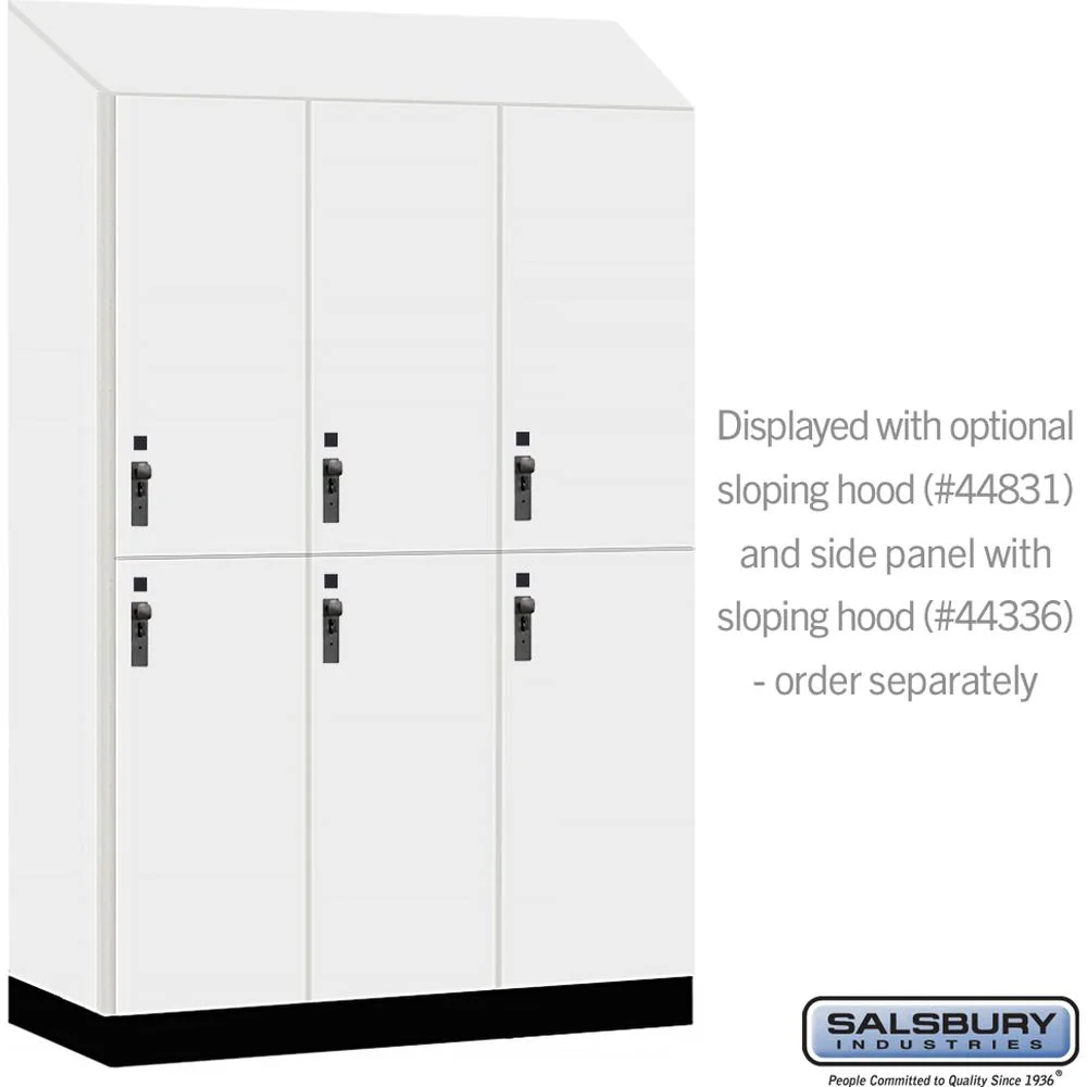 18" Wide Premier Wood Locker - Double Tier-3 Wide - 6 Feet High - 21" Deep by Salsbury - Image 7