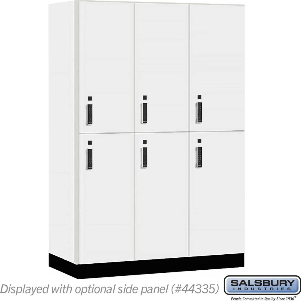 18" Wide Premier Wood Locker - Double Tier-3 Wide - 6 Feet High - 21" Deep by Salsbury - Image 8
