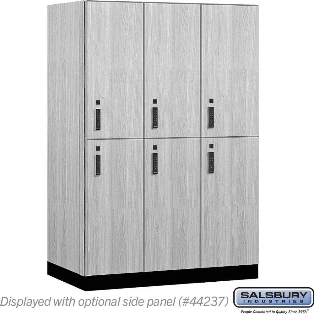 18" Wide Premier Wood Locker - Double Tier-3 Wide - 6 Feet High - 24" Deep by Salsbury - Image 26