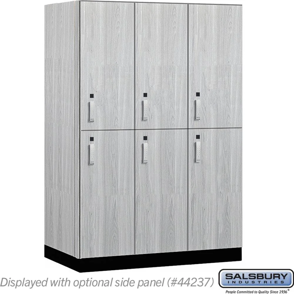 18" Wide Premier Wood Locker - Double Tier-3 Wide - 6 Feet High - 24" Deep by Salsbury - Image 29