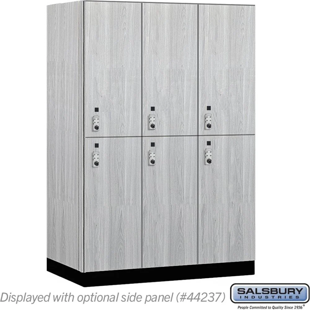 18" Wide Premier Wood Locker - Double Tier-3 Wide - 6 Feet High - 24" Deep by Salsbury - Image 30
