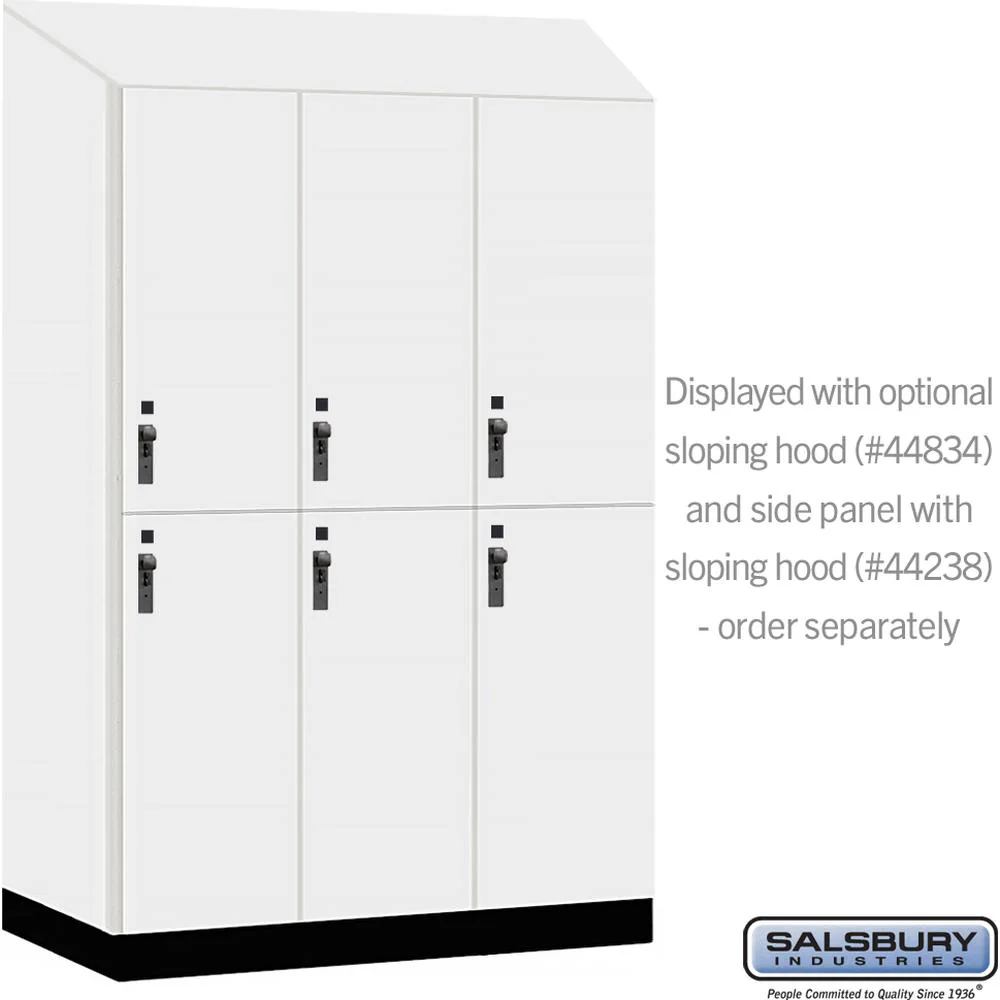 18" Wide Premier Wood Locker - Double Tier-3 Wide - 6 Feet High - 24" Deep by Salsbury - Image 7