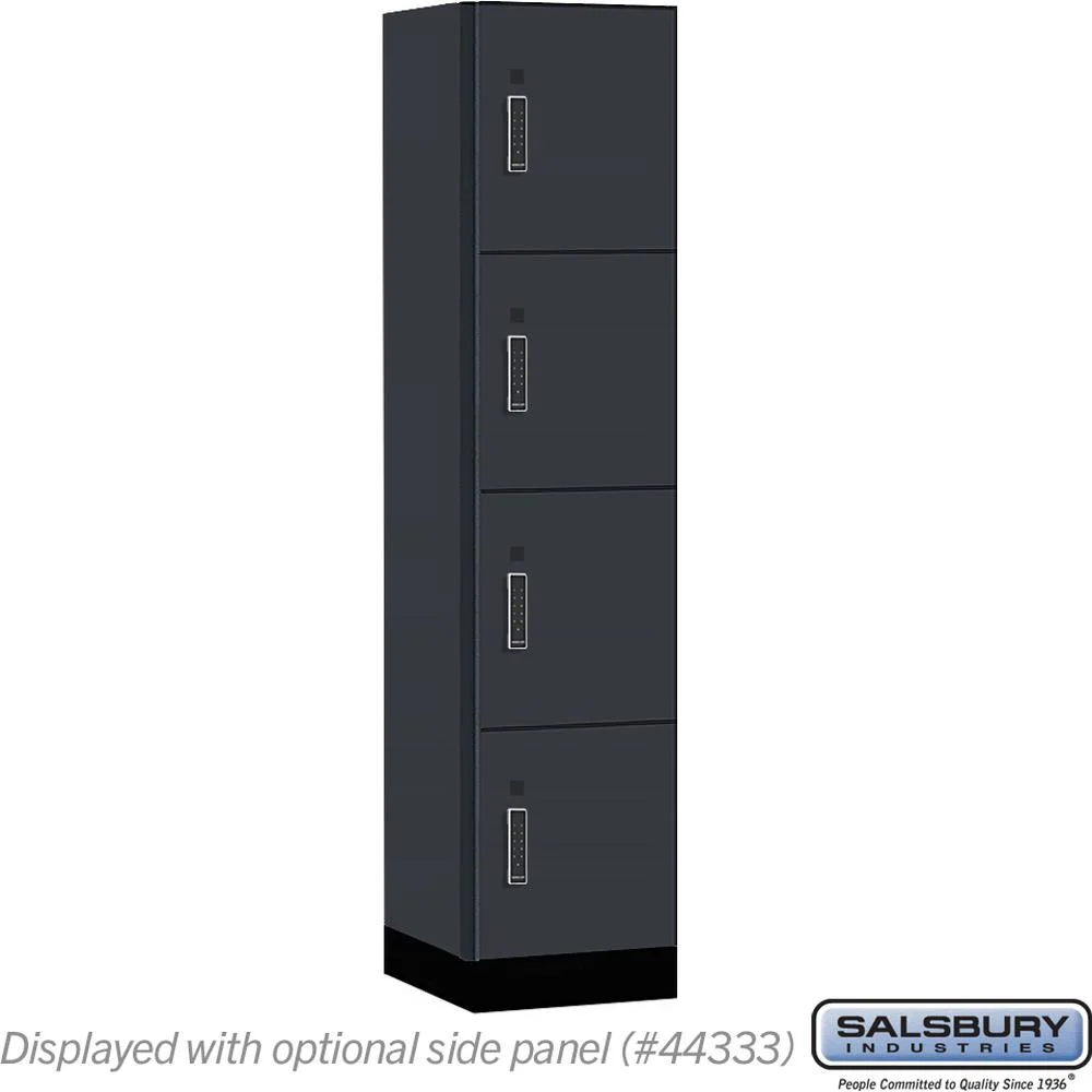 18" Wide Premier Wood Locker - Four Tier-1 Wide - 6 Feet High - 18" Deep by Salsbury - Image 14