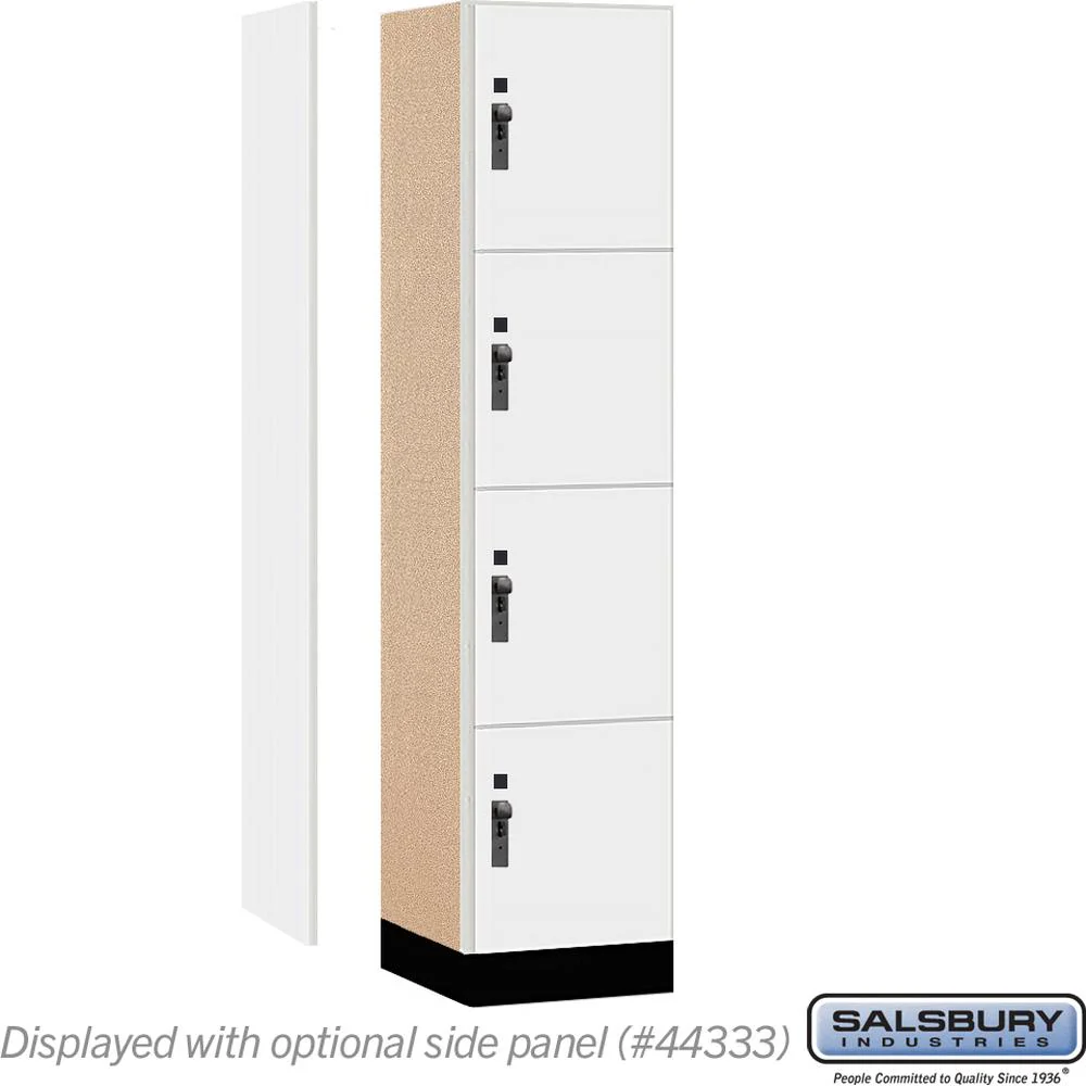 18" Wide Premier Wood Locker - Four Tier-1 Wide - 6 Feet High - 18" Deep by Salsbury - Image 2