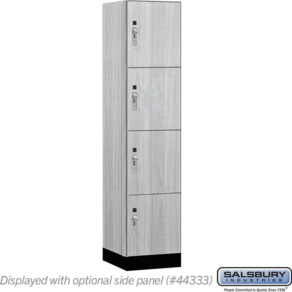 18" Wide Premier Wood Locker - Four Tier-1 Wide - 6 Feet High - 18" Deep by Salsbury - Image 28