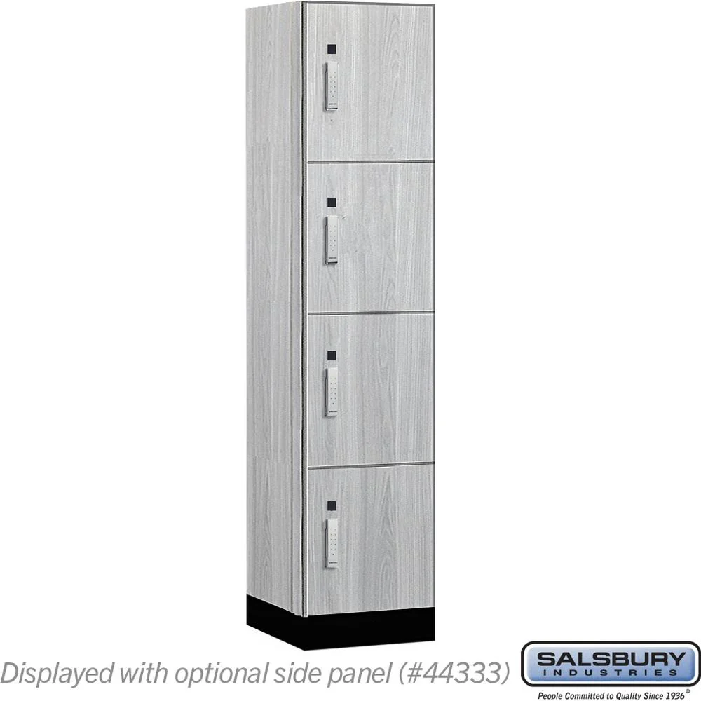 18" Wide Premier Wood Locker - Four Tier-1 Wide - 6 Feet High - 18" Deep by Salsbury - Image 29