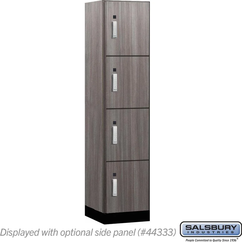 18" Wide Premier Wood Locker - Four Tier-1 Wide - 6 Feet High - 18" Deep by Salsbury - Image 35