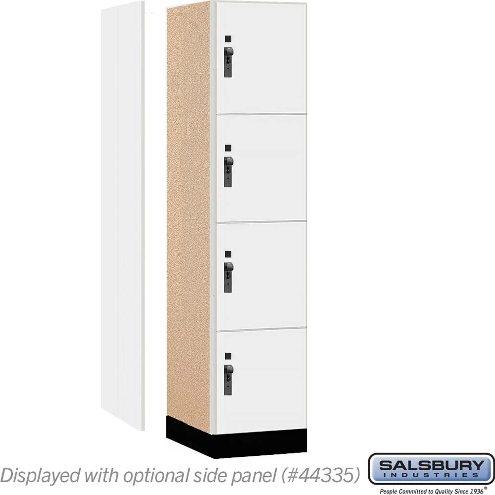 18" Wide Premier Wood Locker - Four Tier-1 Wide - 6 Feet High - 21" Deep by Salsbury - Image 2