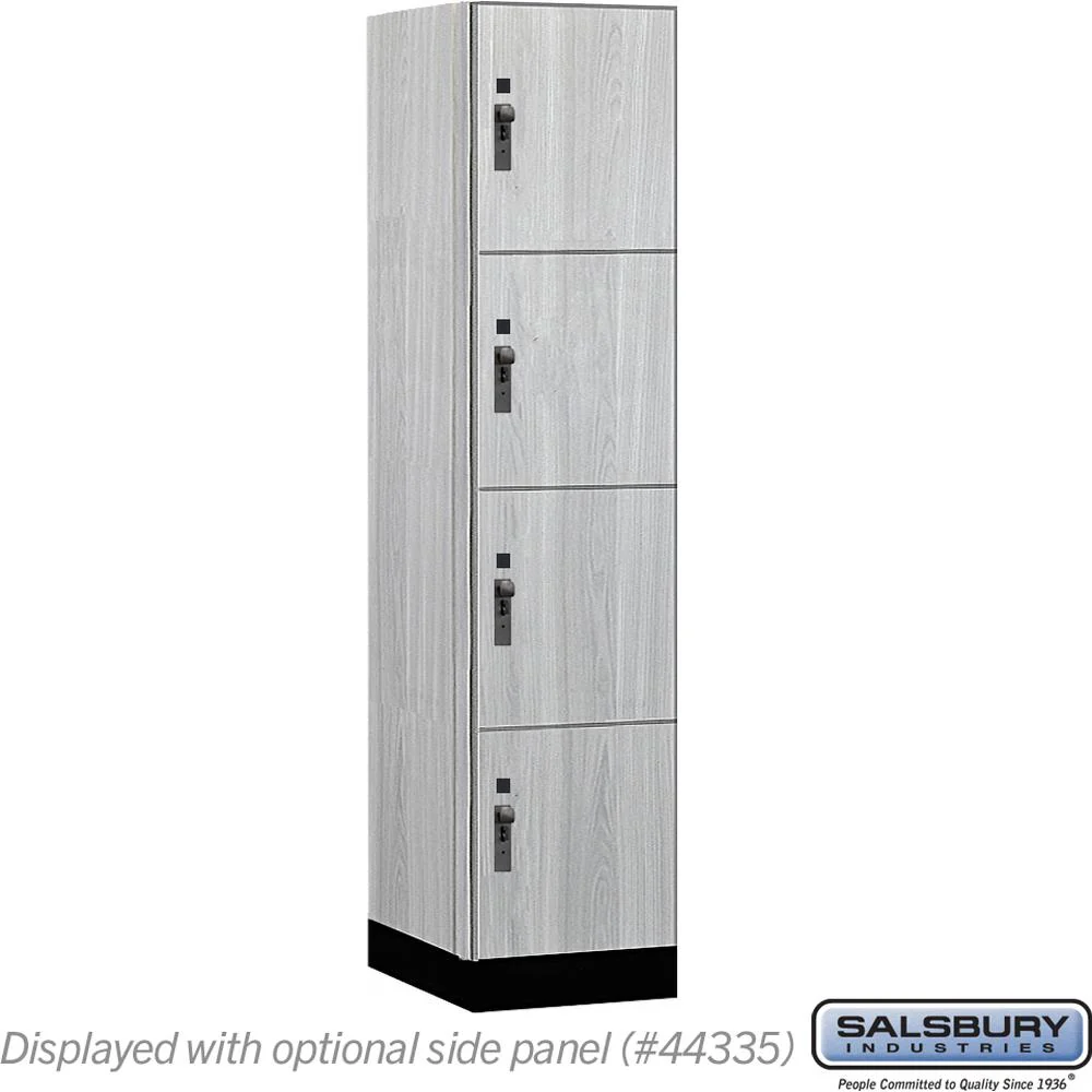 18" Wide Premier Wood Locker - Four Tier-1 Wide - 6 Feet High - 21" Deep by Salsbury - Image 24