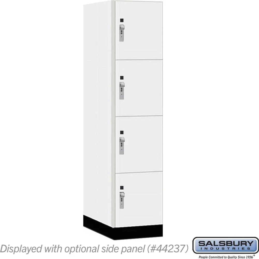 18" Wide Premier Wood Locker - Four Tier-1 Wide - 6 Feet High - 24" Deep by Salsbury - Image 10