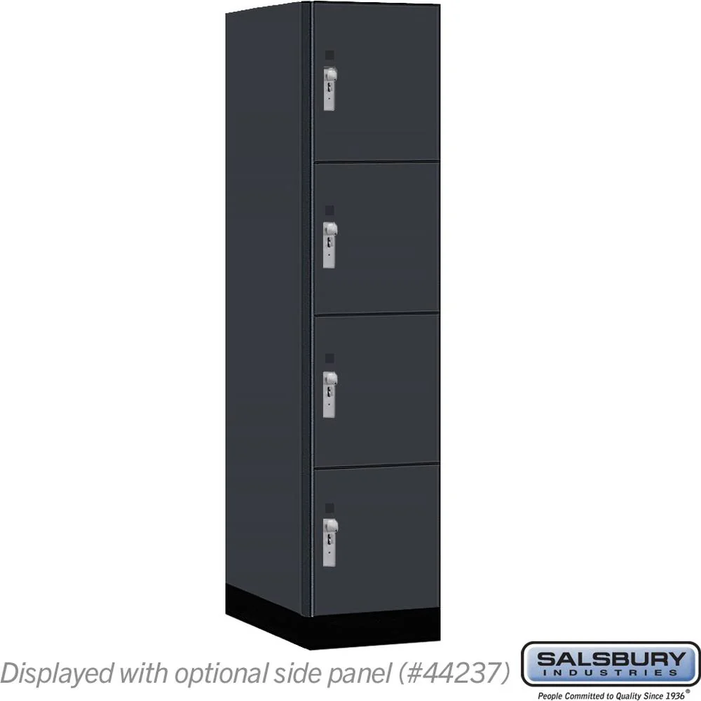 18" Wide Premier Wood Locker - Four Tier-1 Wide - 6 Feet High - 24" Deep by Salsbury - Image 16