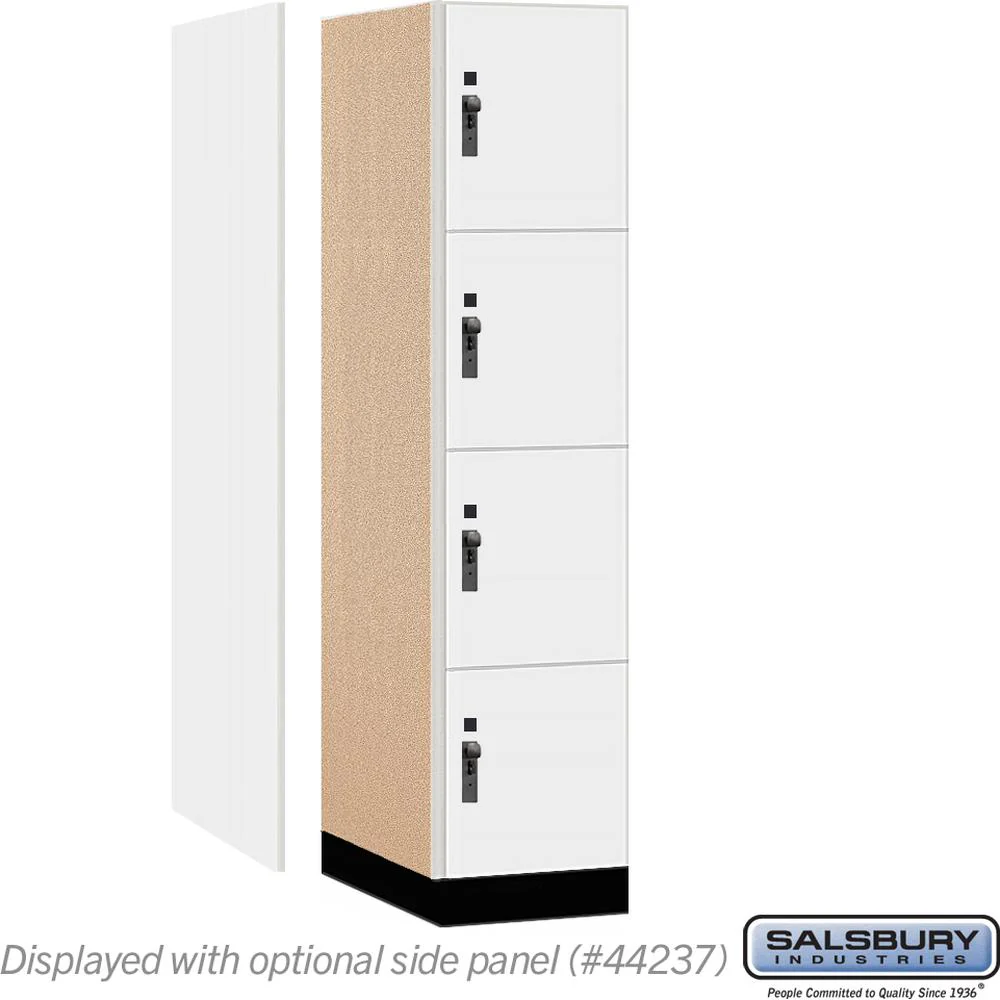 18" Wide Premier Wood Locker - Four Tier-1 Wide - 6 Feet High - 24" Deep by Salsbury - Image 2