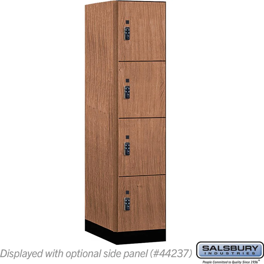 18" Wide Premier Wood Locker - Four Tier-1 Wide - 6 Feet High - 24" Deep by Salsbury - Image 21