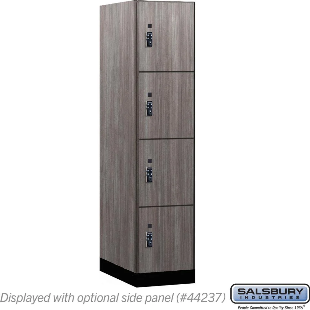 18" Wide Premier Wood Locker - Four Tier-1 Wide - 6 Feet High - 24" Deep by Salsbury - Image 33