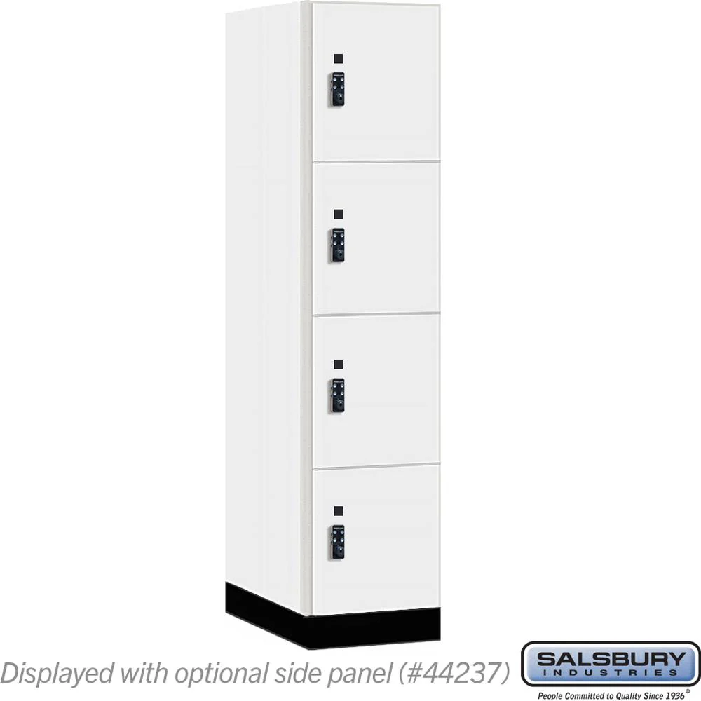 18" Wide Premier Wood Locker - Four Tier-1 Wide - 6 Feet High - 24" Deep by Salsbury - Image 9